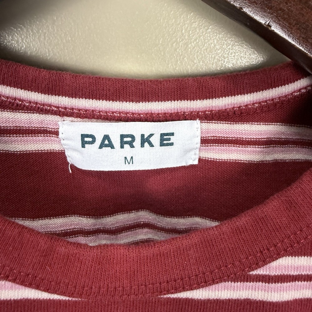 PARKE Valentines Day 2026 Cotton Boxer Set Red Amour Stripe Size Medium - Picture 11 of 15